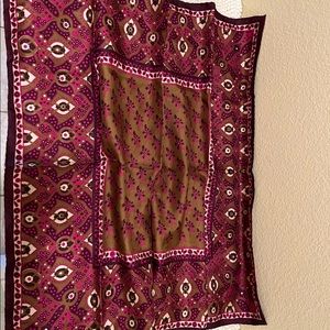 Vintage Marshall Field & Company “Brauchbar” Swiss-made 100% Silk Scarf